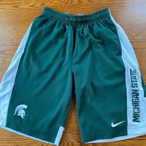 Nike MSU Spartan shorts